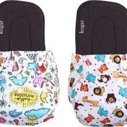 Print Reusable Cloth Diapers + Insert Pad Washable 100% Absorption 0-3 yrsWSWTF2-18