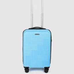 Teakwood Leathers Textured 360-Degree Rotation Hard-Sided Cabin-Sized Trolley Bag 38L-5