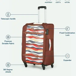 ZOUK Jaisalmer Dunes Saira Trolley Bag (Cabin) image 2