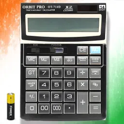714D Financial/Commerce Calculator Solar/Battery Powered 14 Digit OT714D Financial Calculator-picture-19
