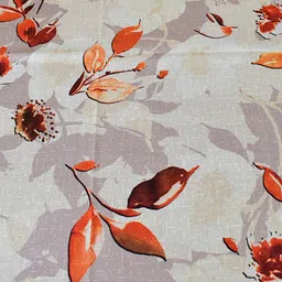 Kuber Industries Cream-Colored Printed 6 Seater Rectangular Table Cover image 4