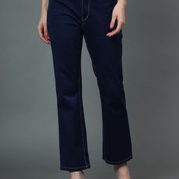 AngelFab Women Jean Bootcut High-Rise Stretchable Jeans-picture-3