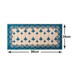 Kuber Industries Set Of 2 Green & Beige Printed Table Runners image 4