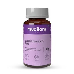 Muditam Sugar Defend Pro,  Unflavoured  60 tablet(s) -20