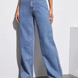angelfab Women Regular High Rise Light Blue Jeans-picture-11