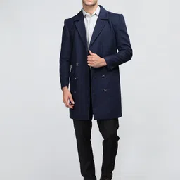 dlanxa Tweed Solid Coat For Men-picture-37