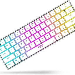 Ant Esports MK 1500 Mini / 60% Pro RGB, Type-C Charging, 1000 mAh battery, Membrane Wireless Tenkeyless Gaming Keyboard Compatible with Desktop, Laptop, Mac Easy to Use,Plug and Play,Quick, Comfy Durable body image 2