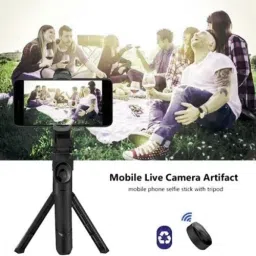 BYPOR Best Quality XT02 360-Degree Rotating Multi-Function Retractable Mobile Phone Selfie Stick 3 Axis Gimbal for Mobile image 5