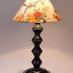 foziq White Printed Table Lamp-57