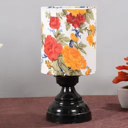 foziq Black Printed Table Lamp-56