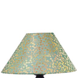 foziq Black & Green Printed Table Lamp image 2