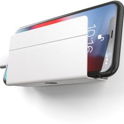 ELV Wall Mount Mobile Holder, Mobile Stand For All Smartphones With Strong Adhesive Strips, Charging Holder (Single Pc.) Mobile Holder-13