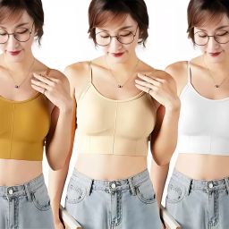 Pack of 3 Women T-Shirt Lightly Padded Bra-image-56