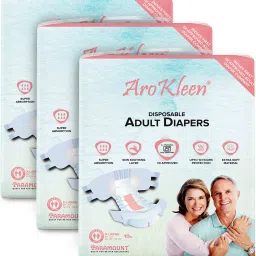 Adult Diaper ISI Certified EXTRA LARGE Waist Size 127 CM-170 CM Unisex Pack of 3 Adult Diapers - XL-image-75