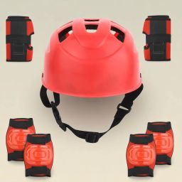 skating helmet safety kit for kids– Helmet, Knee Pads, Elbow Pads & Wrist Guards Skating Kit-image-134
