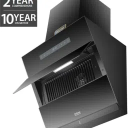 LEXIA PLUS 60CM 1550 CMH ( LAUNCH YEAR 2022 ) WITH MOTION SENSOR Auto Clean Wall Mounted BLACK GLASS 1550 CMH Chimney-image-33