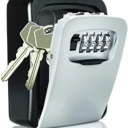 Inditradition Wall Mounted Mettalic Key Lock Box for Indoor & Outdoor Key Hider Box & Lock KEY BOX - METAL-28