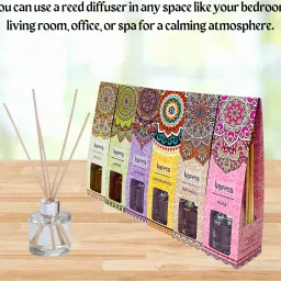 Sim & Ross | Jasmine Reed Diffuser Set | Includes 5 Wooden Reed Sticks | 50ml | Toxin Free & Calming Effect, Room Freshener for Home, Bedroom, Bathroom, and more Diffuser-92