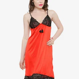 N-Gal Satin Lace Design Baby Doll-image-42