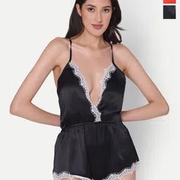 Broiden Pack Of 2 Shoulder Strap Satin Baby Dolls-image-111
