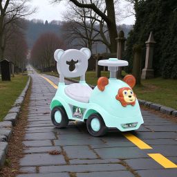 Gorilla Scooby Ride on Car Swing Car With Backrest, Music Rideons & Wagons Battery Operated Ride On-image-92