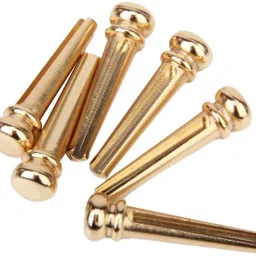 Golden Brass Bridgepin Acoustic Guitar Brass Brass-picture-45