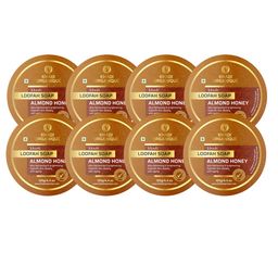 Khadi Organique Set Of 8 Almond Honey Loofah Soap 125 gm Each-31