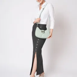 Globus Women Curve Shape Small Party Shoulder Bag With Detachable Strap-picture-46