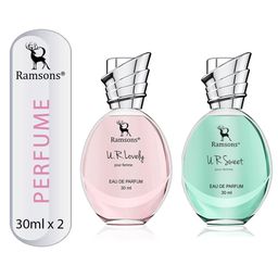 Ramsons Set Of 2 U R Sweet &U.R. Lovely Eau De Parfums 30ml Each-52