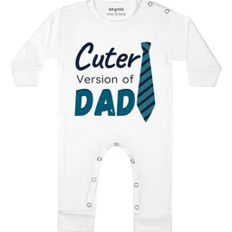Arvesa Cutest Version Of Dad Printed Bodysuit-image-90