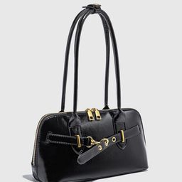 DressBerry Women Textured Shoulder Bag-image-65