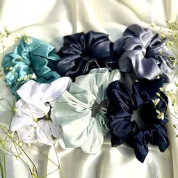 MASQ Set Of 6 Scrunchies-7