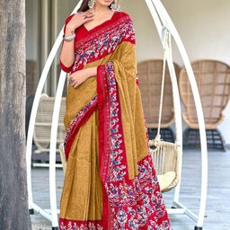 Anouk Women Tie and Dye Printed Pure Cotton Saree-picture-19
