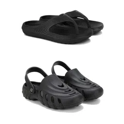PENNEN Men Set Of 2 Thong Flip-Flops & Clogs-57