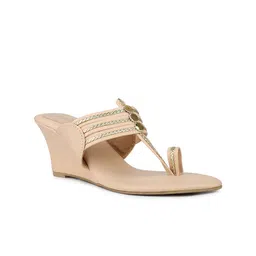 Inc 5 Women Woven Design Party Wedge Sandals-picture-48