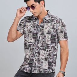 BULLMER Men Standard Opaque Printed Casual Shirt-image-39