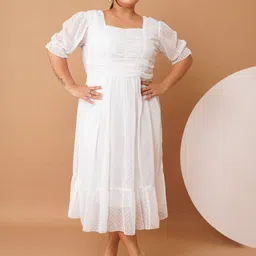 U&F Beyond Women Fit & Flare Maxi Dress-picture-43