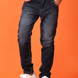 V-Mart Boys Low Distress Light Fade Stretchable Cotton Jeans-image-95