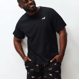 Trendyol Conversational Printed Pure Cotton T-shirt With Shorts-picture-9