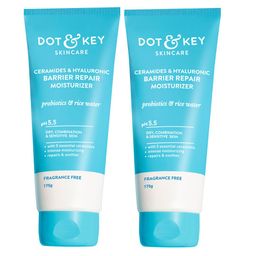 DOT & KEY Set Of 2 Barrier Repair Ceramides & Hyaluronic Moisturizer - 175g Each-37