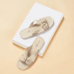 Forever Glam by Pantaloons Women PU Open Toe Flats-53