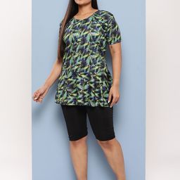 Muhuratam Women Black Nylon Swimwear-image-79
