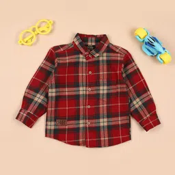 V-Mart Boys Opaque Checked Casual Shirt-image-29