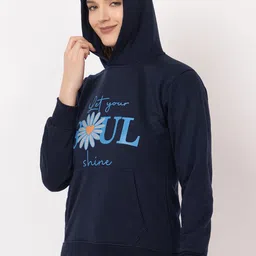 Deefab Women Hooded Pullover Sweatshirt-picture-2