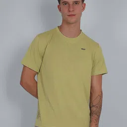 DIDA Men Dri-FIT Solid Round Neck T-shirt-image-17