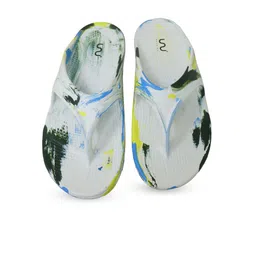 Doubleu Men Printed Rubber Thong Flip-Flops-14