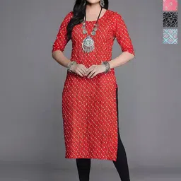 Anouk Rustic Women Pack Of 4 Ethnic Motifs Printed Kurtas-85