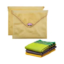 Myntra Elegant Homes Gold-Toned 2 Pieces Multi-Utility Organisers With Flap Closure-40