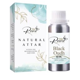 THE RUPAWAT Perfumery House Black Oudh Natural & Alcohol Free Attar - 50 ml-image-61