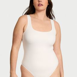 Victoria's Secret Feather SoftSquare-Neck Bodysuit-image-91